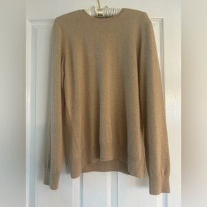 Land’s End 100% Cashmere Tan Sweater